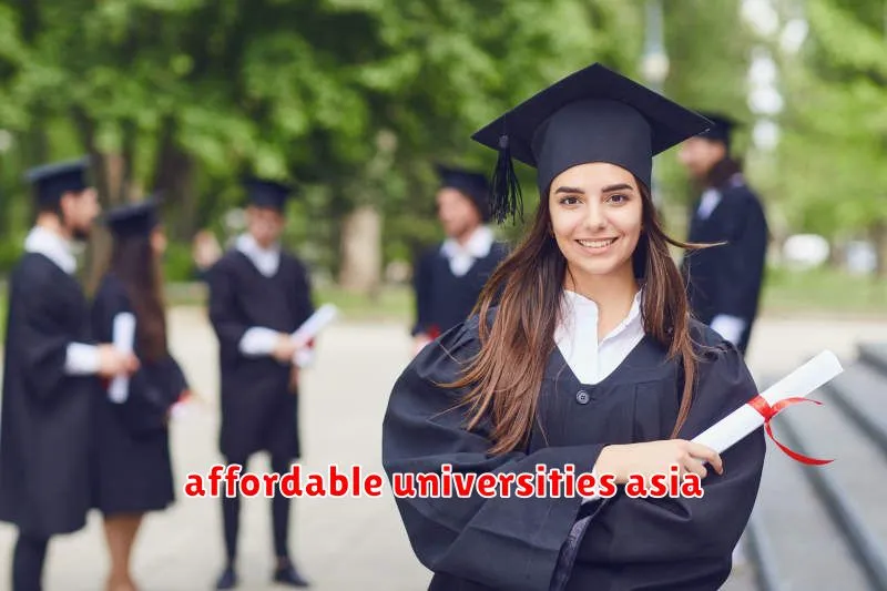 affordable universities asia