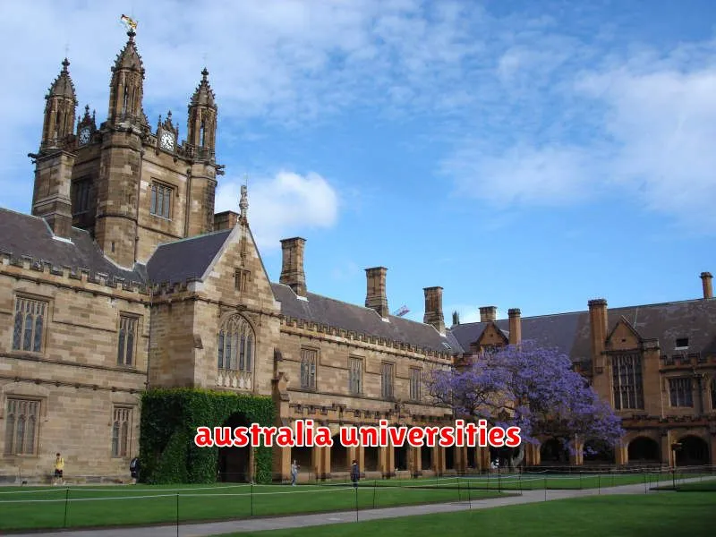 australia universities