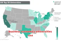 business economics universities usa