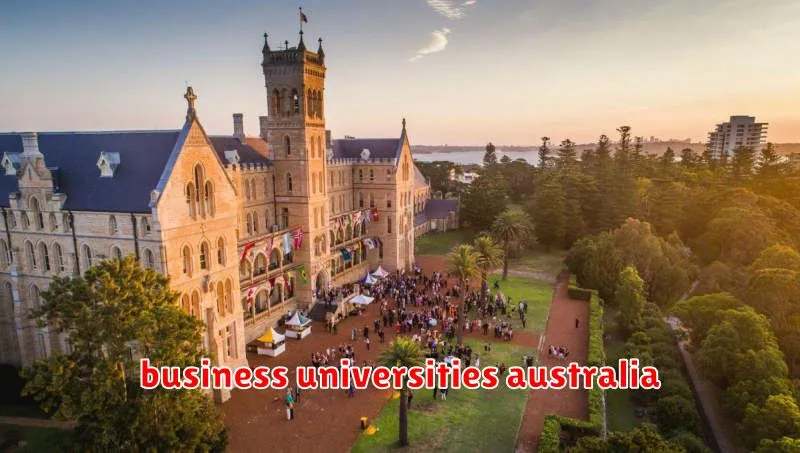 business universities australia