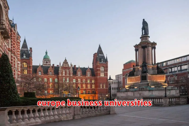 europe business universities