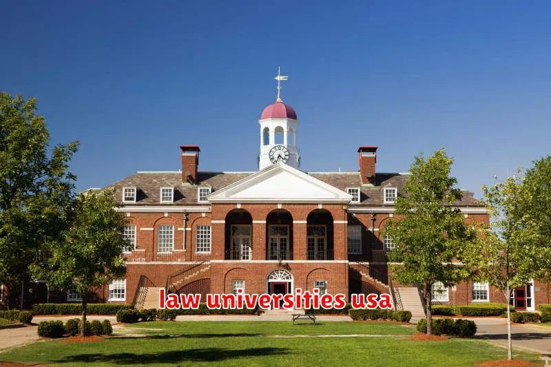 law universities usa